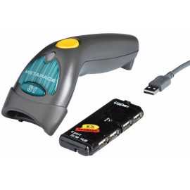 Cititor coduri de bare Metapace S-1, USB, hub USB, negru